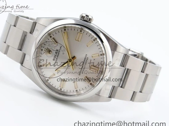 Perpetual Clean 36mm 1:1 Best Oyster Edition VR3230 Steel Silver Dial 126000 Bracelet on SS 904L 0519